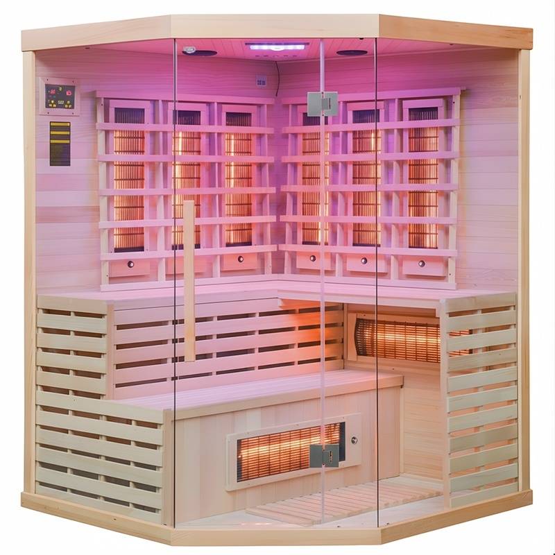 SAUNA SUCHA INFRARED NISKOTEMPERATUROWA ALTA4 4-5 OSOBOWA 150x150 CM ALTA4