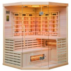 SAUNA SUCHA INFRARED NISKOTEMPERATUROWA ALTA4 4-5 OSOBOWA 150x150 CM ALTA4