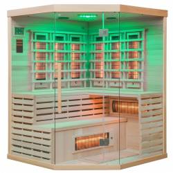 SAUNA SUCHA INFRARED NISKOTEMPERATUROWA ALTA4 4-5 OSOBOWA 150x150 CM ALTA4