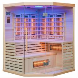SAUNA SUCHA INFRARED NISKOTEMPERATUROWA ALTA4 4-5 OSOBOWA 150x150 CM ALTA4