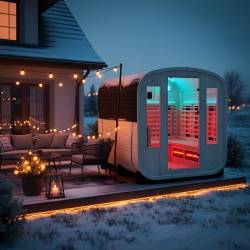 SAUNA OGRODOWA KOMBO FIŃSKA - INFRARED BECZKA VANTA VANTA
