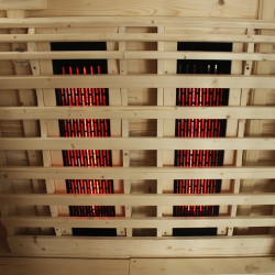 SAUNA OGRODOWA FIŃSKA BECZKA Z PIECEM MOLDE-A 2-4 OSOBOWA 180x200 CM MOLDE-A