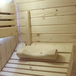 SAUNA OGRODOWA FIŃSKA BECZKA Z PIECEM MOLDE 2-4 OSOBOWA 180x200 CM MOLDE