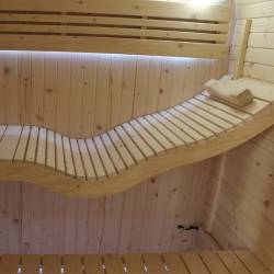 SAUNA OGRODOWA FIŃSKA BECZKA Z PIECEM MOLDE 2-4 OSOBOWA 180x200 CM MOLDE