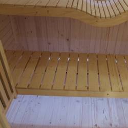 SAUNA OGRODOWA FIŃSKA BECZKA Z PIECEM MOLDE 2-4 OSOBOWA 180x200 CM MOLDE