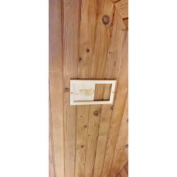 SAUNA OGRODOWA FIŃSKA BECZKA Z PIECEM FORSA-HG 4-6 OSOBOWA 210x180 CM FORSA-HG