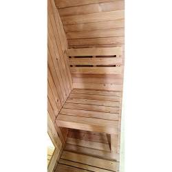 SAUNA OGRODOWA FIŃSKA BECZKA Z PIECEM ASKER-HG 4-6 OSOBOWA 210x240 CM ASKER-HG