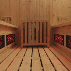 SAUNA OGRODOWA FIŃSKA / INFRARED BECZKA HAMAR 4-6 OSOBOWA 180x200 CM HAMAR