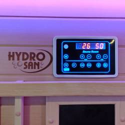 SAUNA INFRARED/FIŃSKA MOSS2 Z PIECEM HARVIA 8KW 5-6 OSOBOWA 200x200 CM 2w1 MOSS2
