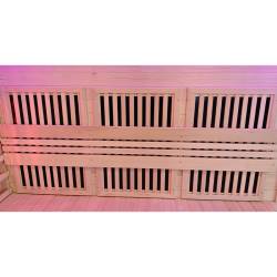 SAUNA INFRARED/FIŃSKA MOSS2 Z PIECEM HARVIA 8KW 5-6 OSOBOWA 200x200 CM 2w1 MOSS2