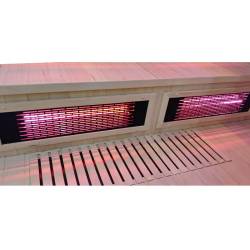 SAUNA INFRARED/FIŃSKA MOSS2 Z PIECEM HARVIA 8KW 5-6 OSOBOWA 200x200 CM 2w1 MOSS2