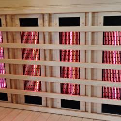 SAUNA INFRARED/FIŃSKA MOSS1 Z PIECEM HARVIA 6KW 4-5 OSOBOWA 150x150 CM 2w1 MOSS1