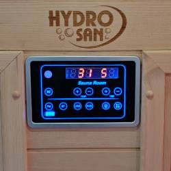 SAUNA INFRARED/FIŃSKA MOSS1 Z PIECEM HARVIA 6KW 4-5 OSOBOWA 150x150 CM 2w1 MOSS1