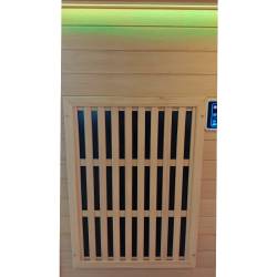 SAUNA INFRARED/FIŃSKA MOSS1 Z PIECEM HARVIA 6KW 4-5 OSOBOWA 150x150 CM 2w1 MOSS1