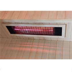 SAUNA INFRARED/FIŃSKA MOSS1 Z PIECEM HARVIA 6KW 4-5 OSOBOWA 150x150 CM 2w1 MOSS1
