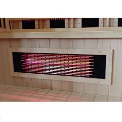 SAUNA INFRARED/FIŃSKA MOSS1 Z PIECEM HARVIA 6KW 4-5 OSOBOWA 150x150 CM 2w1 MOSS1