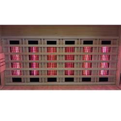 SAUNA INFRARED/FIŃSKA HELSI2 Z PIECEM HARVIA 8KW 5-6 OSOBOWA 200x160 CM 2w1 HELSI2
