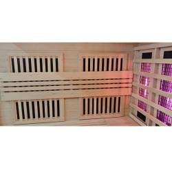SAUNA INFRARED/FIŃSKA HELSI2 Z PIECEM HARVIA 8KW 5-6 OSOBOWA 200x160 CM 2w1 HELSI2