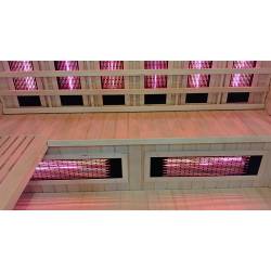 SAUNA INFRARED/FIŃSKA HELSI2 Z PIECEM HARVIA 8KW 5-6 OSOBOWA 200x160 CM 2w1 HELSI2