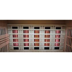 SAUNA INFRARED/FIŃSKA HELSI1 Z PIECEM HARVIA 6KW 4-5 OSOBOWA 180x160 CM 2w1 HELSI1
