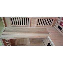 SAUNA INFRARED/FIŃSKA HELSI1 Z PIECEM HARVIA 6KW 4-5 OSOBOWA 180x160 CM 2w1 HELSI1