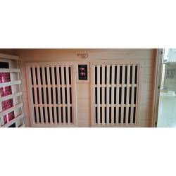 SAUNA INFRARED/FIŃSKA HELSI1 Z PIECEM HARVIA 6KW 4-5 OSOBOWA 180x160 CM 2w1 HELSI1