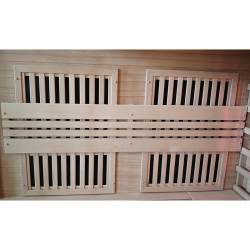 SAUNA INFRARED/FIŃSKA HELSI1 Z PIECEM HARVIA 6KW 4-5 OSOBOWA 180x160 CM 2w1 HELSI1