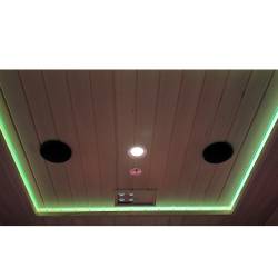 SAUNA INFRARED/FIŃSKA HELSI1 Z PIECEM HARVIA 6KW 4-5 OSOBOWA 180x160 CM 2w1 HELSI1