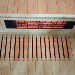 SAUNA INFRARED/FIŃSKA HELSI1 Z PIECEM HARVIA 6KW 4-5 OSOBOWA 180x160 CM 2w1 HELSI1
