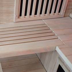 SAUNA INFRARED/FIŃSKA HELSI1 Z PIECEM HARVIA 6KW 4-5 OSOBOWA 180x160 CM 2w1 HELSI1
