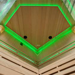 SAUNA FIŃSKA WYSOKOTEMPERATUROWA Z PIECEM OSLO6/HRAVIA 5-6 OSOBOWA 200x200 OSLO6
