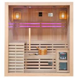 SAUNA FIŃSKA WYSOKOTEMPERATUROWA Z PIECEM OSLO5/HRAVIA 4-5 OSOBOWA 180x160 OSLO5