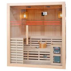 SAUNA FIŃSKA WYSOKOTEMPERATUROWA Z PIECEM OSLO5/HRAVIA 4-5 OSOBOWA 180x160 OSLO5