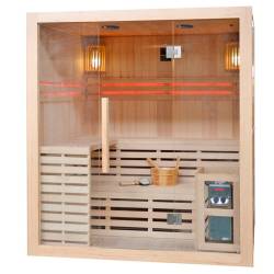 SAUNA FIŃSKA WYSOKOTEMPERATUROWA Z PIECEM OSLO5/HRAVIA 4-5 OSOBOWA 180x160 OSLO5