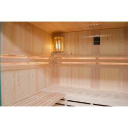 SAUNA FIŃSKA WYSOKOTEMPERATUROWA Z PIECEM OSLO5/HRAVIA 4-5 OSOBOWA 180x160 OSLO5