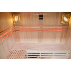 SAUNA FIŃSKA WYSOKOTEMPERATUROWA Z PIECEM OSLO5/HRAVIA 4-5 OSOBOWA 180x160 OSLO5