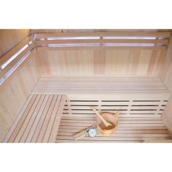 SAUNA FIŃSKA WYSOKOTEMPERATUROWA Z PIECEM OSLO5/HRAVIA 4-5 OSOBOWA 180x160 OSLO5