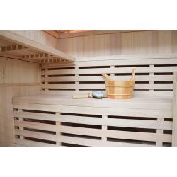 SAUNA FIŃSKA WYSOKOTEMPERATUROWA Z PIECEM OSLO5/HRAVIA 4-5 OSOBOWA 180x160 OSLO5