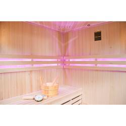 SAUNA FIŃSKA WYSOKOTEMPERATUROWA Z PIECEM OSLO4/HARVIA 4-5 OSOBOWA 150x150 OSLO4
