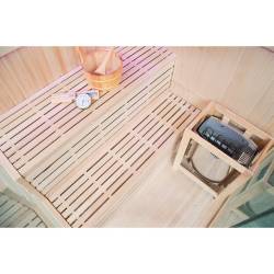 SAUNA FIŃSKA WYSOKOTEMPERATUROWA Z PIECEM OSLO4/HARVIA 4-5 OSOBOWA 150x150 OSLO4