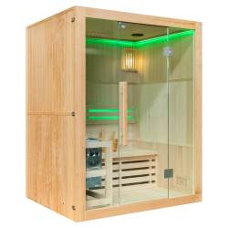 SAUNA FIŃSKA WYSOKOTEMPERATUROWA Z PIECEM OSLO3/HARVIA 3-4 OSOBOWA 150x120 OSLO3