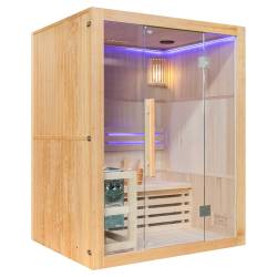 SAUNA FIŃSKA WYSOKOTEMPERATUROWA Z PIECEM OSLO3/HARVIA 3-4 OSOBOWA 150x120 OSLO3
