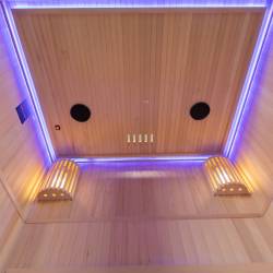 SAUNA FIŃSKA WYSOKOTEMPERATUROWA Z PIECEM OSLO3/HARVIA 3-4 OSOBOWA 150x120 OSLO3