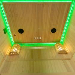 SAUNA FIŃSKA WYSOKOTEMPERATUROWA Z PIECEM OSLO3/HARVIA 3-4 OSOBOWA 150x120 OSLO3