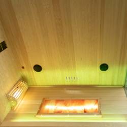 SAUNA FIŃSKA WYSOKOTEMPERATUROWA Z PIECEM LARK5/HARVIA 6KW 4-5 OSOBOWA 180x160 CM LARK5