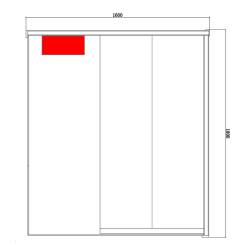 SAUNA FIŃSKA WYSOKOTEMPERATUROWA Z PIECEM LARK5/HARVIA 6KW 4-5 OSOBOWA 180x160 CM LARK5