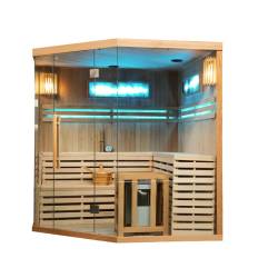 SAUNA FIŃSKA WYSOKOTEMPERATUROWA Z PIECEM KEMI6/HARVI 5-6 OSOBOWA 200x200 KEMI6