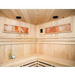 SAUNA FIŃSKA WYSOKOTEMPERATUROWA Z PIECEM KEMI6/HARVI 5-6 OSOBOWA 200x200 KEMI6