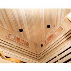 SAUNA FIŃSKA WYSOKOTEMPERATUROWA Z PIECEM KEMI6/HARVI 5-6 OSOBOWA 200x200 KEMI6