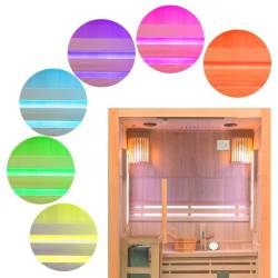 SAUNA FIŃSKA WYSOKOTEMPERATUROWA Z PIECEM KEMI3/HARVIA 3-4 OSOBOWA 150x120 KEMI3